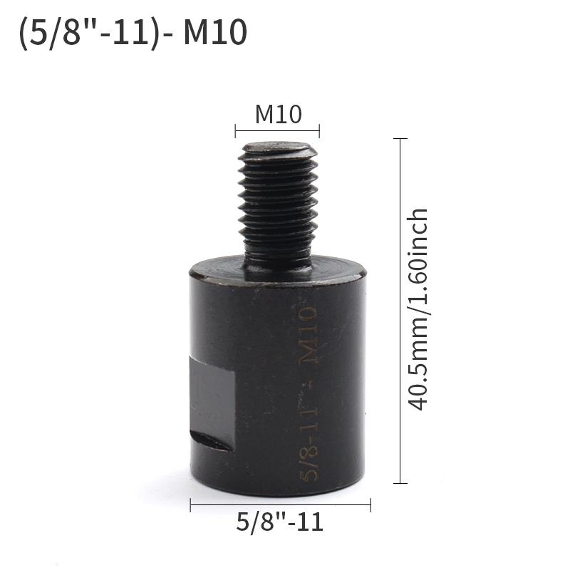 

Переходник для угловой шлифовальной машины M10 M14 5/8-11 Резьбовой преобразователь Адаптер для оправки для полировальной накладки Пильное полотно Инструмент для кольцевой пилы