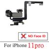 Top Earpiece Loud Speaker For iPhone 11 Pro Max Ear Speaker With Light Sensor Mic Flex Cable Replacement Parts