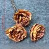 1Pc Simulation Single Three-Head Dry Peony Flower for Wedding Home Decoration Holiday Decoration Valentine's Day Gift