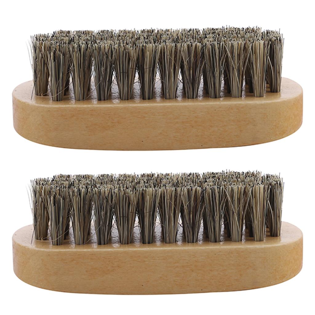 Shoe Shine Brushes Polish Bristles Boots Shoes Leather Care Cleaning Polishing Brush Convenient Nubuck Boot Pig Hair Tool
