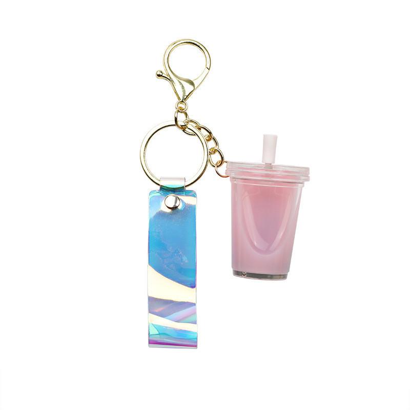 Milk Acrylic Lovely Tea Keychain Ideal For Parties And Day Valentines