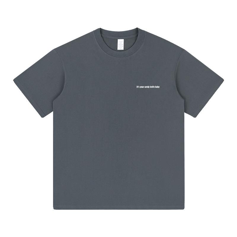 Unisex American Classic Letter Print Loose-Fit Short Sleeve T-Shirt (2024)