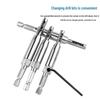 Hexagonal Drill Bit Set for Hinges & Irregular Hole Punching