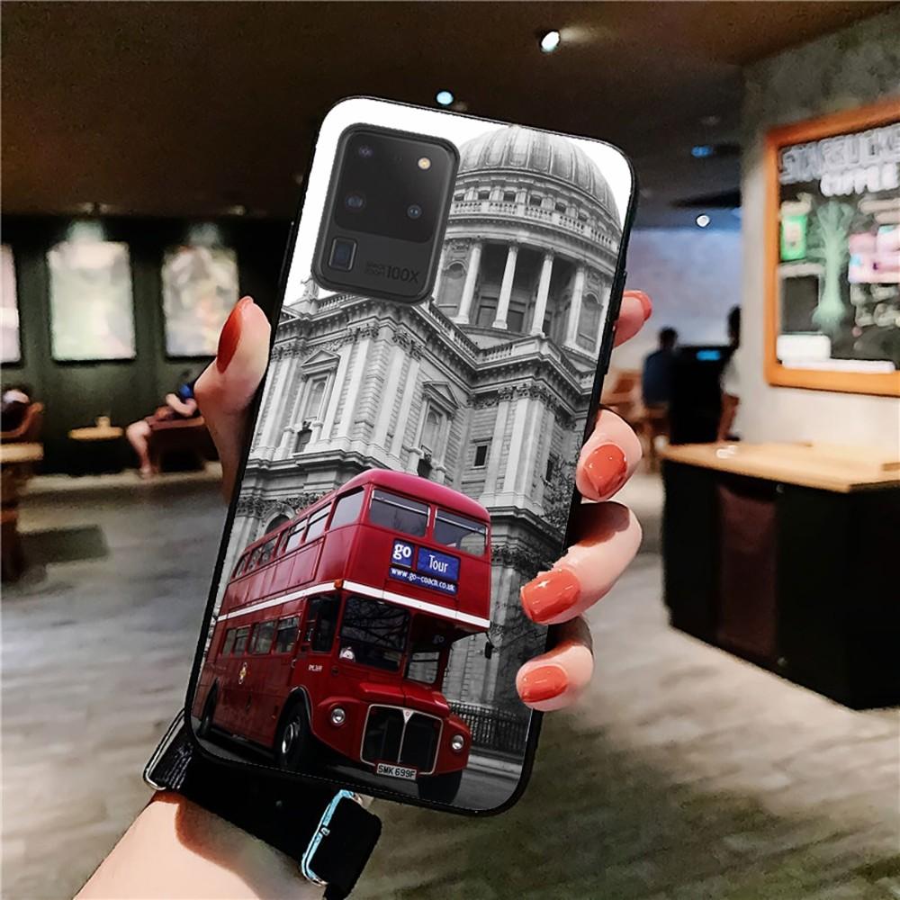 London Bus England Telephone Phone Case For Samsung S 9 10 20 21 22 23 30 23 24 plus lite Ultra FE S10lite Fundas