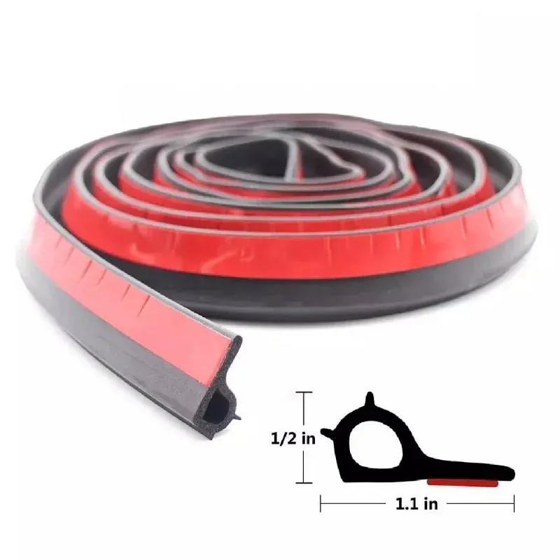 3/5M P Type Car Door Edge Seal Strip Universal Rubber Sealing Strips Weatherstrip Anti-dust Rainproof Moulding Styling for Truck