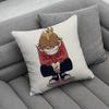 EEddsworldsS Web Drama Pillow Case Sofa Living Room Bedroom Headboard Backrest Cushion Square Cushion Nap Time