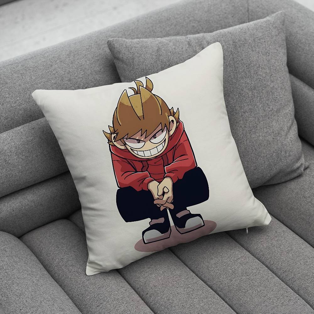 EEddsworldsS Web Drama Pillow Case Sofa Living Room Bedroom Headboard Backrest Cushion Square Cushion Nap Time