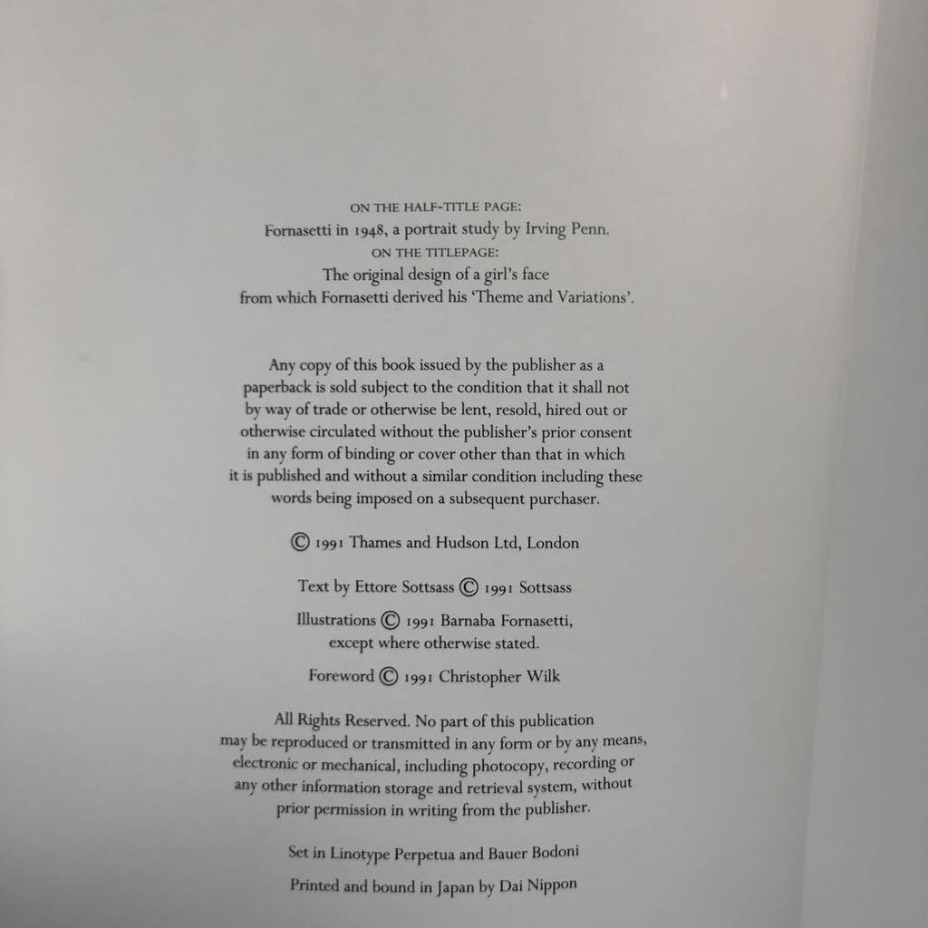 [USED] (Rare) Fornasetti Collection Designer of Dreams