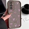 Simplicity Bowknot Case for Samsung Galaxy A73 A72 A71 A55 5G A54 A52 A52S A51 4G A31 A30 A24 A23 A22 A21S A20S A20 A14 Cover
