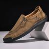 Handmade Men's Casual Shoes Comfortable And Breathable Moccasins Men Flats Shoes Driving Shoes
