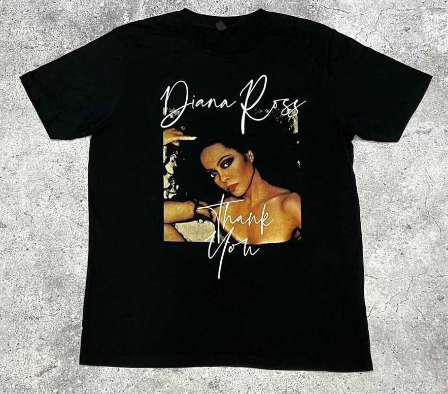Diana Ross Band Rap Short Sleeve Gift For Fan Black All Size Shirt AG1011 Unisex T-Shirt