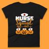 Halloween Nurse Squad Pumpkin Nursing Crew Spooky Nursing Squad Womens Tee T Shirt Mens Tops Unisex Top