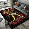 2025 New Style Slayer Heavy Metal Band Sign Carpet Rug for Living Room Bedroom Home Sofa Decoration,Kid Play Non-slip Floor Mat