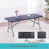 1.8m Portable Outdoor Rattan Design Folding Table