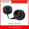 M20 RJ45 Waterproof Network Cable Connector, Panel Mount 90° Upward Port, New Energy.