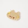 Cat embroidery brooch [mia] (Brooch for ladies, clothes, women's accessories) Made in Japan, handmade, Scandinavian goods, gift, stylish, adult, cute