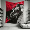 DOOM The Dark Ages Wall Tapestry Aesthetic Wall Hanging Printed Fabric Blanket Decorative Tapestries for Bedroom Living Room Home Decor