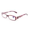 Cat Eye Lesebrille Frauen Retro Presbyopie Brille Muster Brillen Beine Harz Rahmen Dioptrien + 1,0 + 1,5 + 2,0 + 2,5 + 3,0 + 3,5