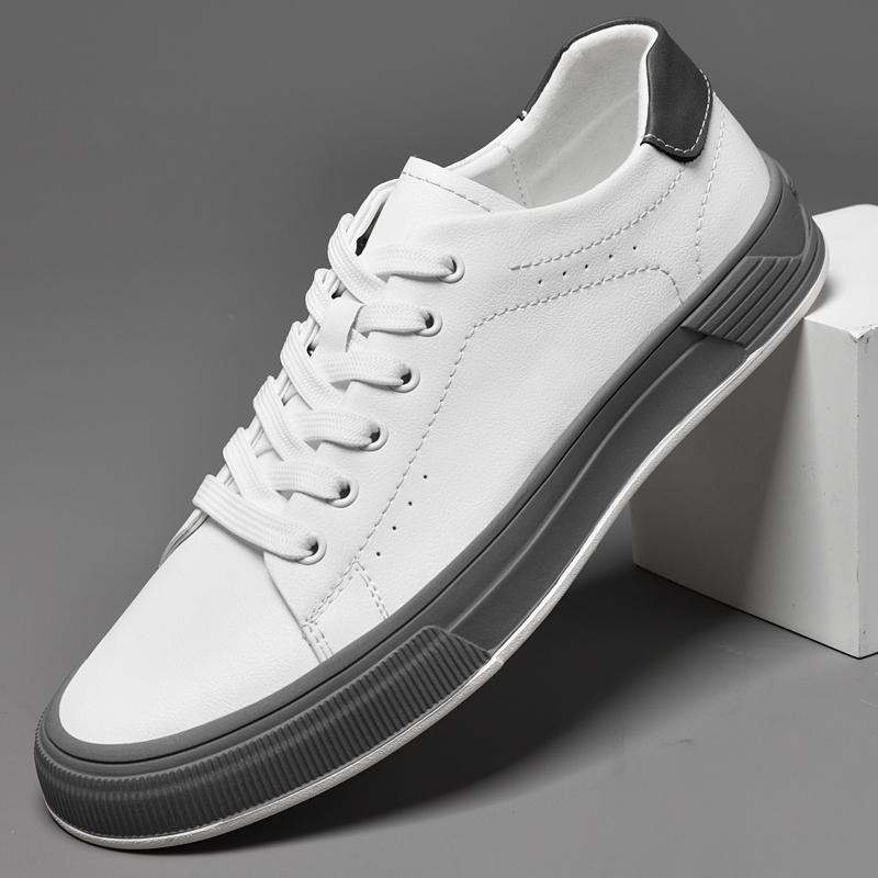 Pánské boty z pravé kůže Outdoorové italské ležérní boty Značkové ručně vyráběné pánské tenisky Vysoce kvalitní hovězí kůže Skateboardové boty
