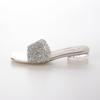 [Evol] [Cushioned] Glitter Clear Heel Sandal