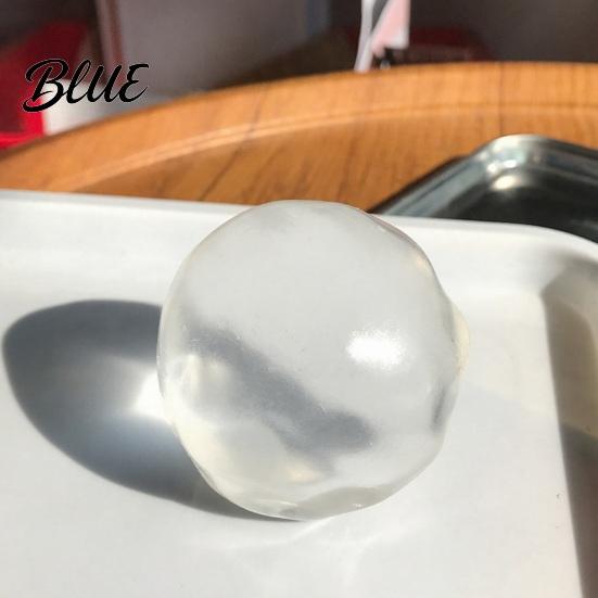 Coconut Oil Squeeze Ball 1/6Pcs Shapeable Anxiety Relief DIY Moldable Stress Portable Toy Slow Rising Stretchy Transparent Sensory Fidget