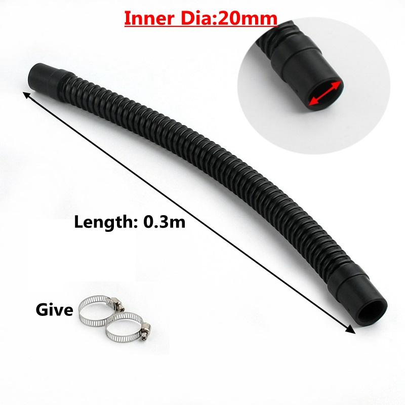

I.D 20/25/32/40/50mm Length 0.3~1.5M Aquarium Corrugated Pipe Durable Fish Tank Inlet Outlet Joint Aquarium Water Pipe Supplies 1PC