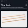 Maple Wood Flute Cleaning Rod with Inner Wall Wiping Cloth for Instrument Maintenance