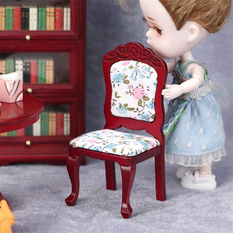 Simulation Chair Model Toys For Dollhouse Decoration Miniature Accessories