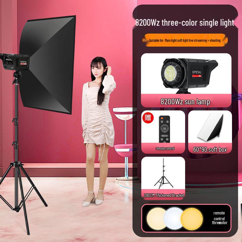 Ultra-Bright Spherical Fill Light for Live Streaming and Photography