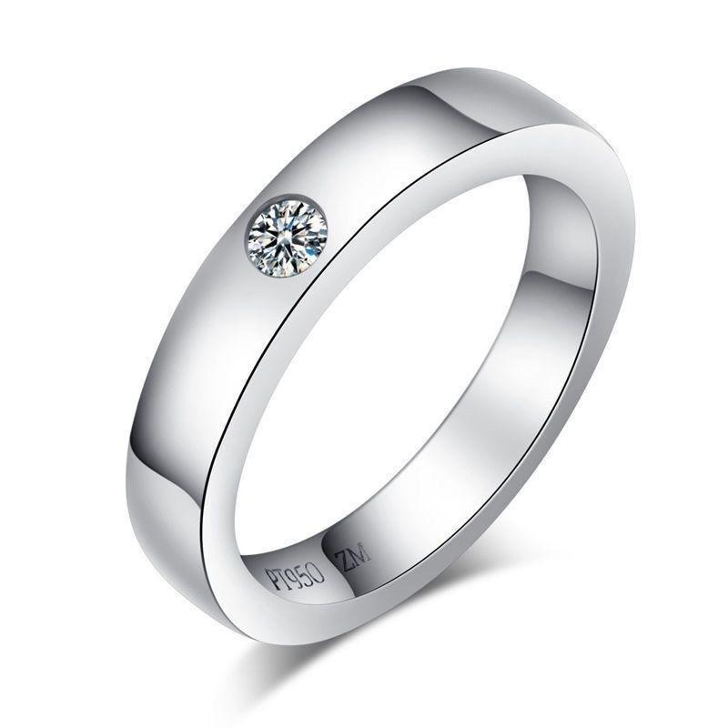 Simulation Classic Six-claw Ring Women's Open Diamond Ring Niche Moissanite Jewelry