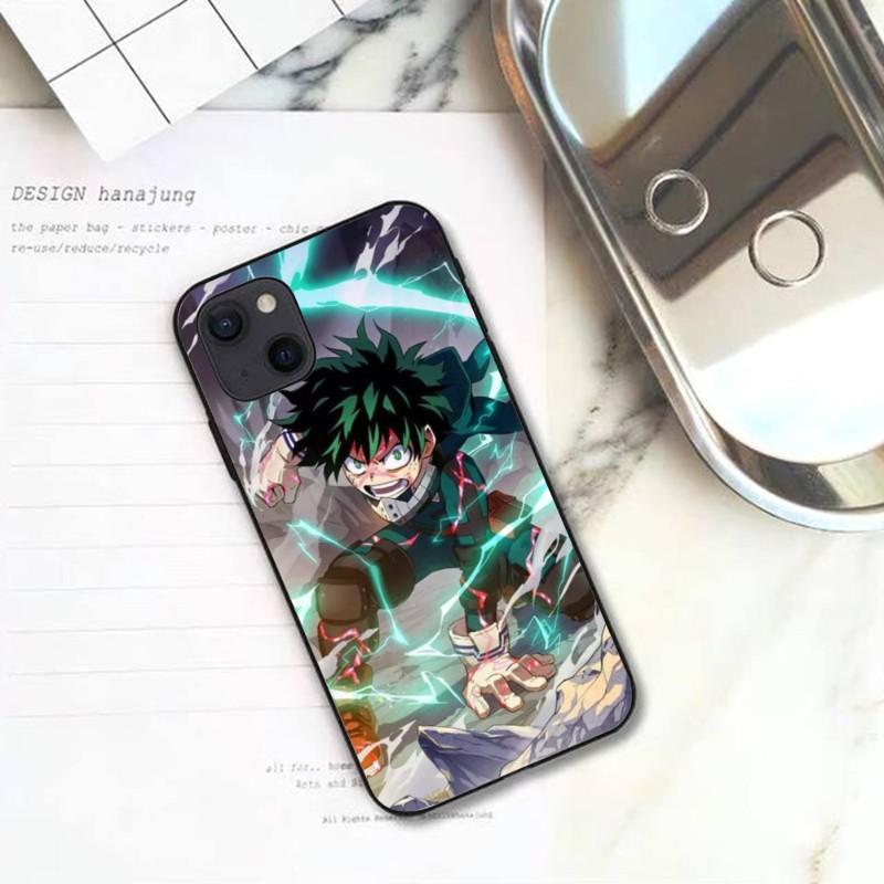 

Чехол для телефона Deku Izuku My Hero Academy для IPhone 13 12 11 XS X 8 7 6 Plus Mini Pro Max SE 2022, мягкий черный чехол для телефона iPhone 13