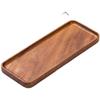 Serving Tray Made of Walnut Wood Featuring Rustic Grain and Smooth Rounded Corners Practical for Serving Snacks and Tea At Home