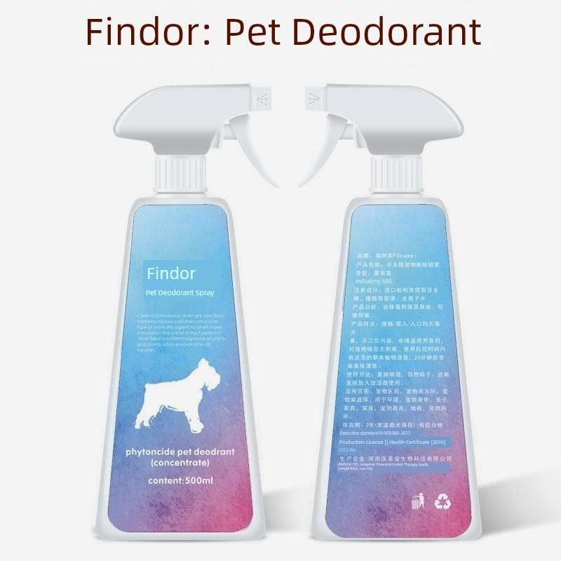 

Разный питомец Чистый продукт Фен Дезодорант для питомцев Больше эссенции Кошка Собака Спрей от насекомых Биологическая очистка Распыление воздуха Принадлежности для питомцев Findor Deodorant (500ml)