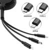 3-in-1 Micro Data Wire USB Type C Fast Charger Accessories For MINI WORKS One Cooper JCW R60 R59 R58 R57 R56 R55 R53 R52 F55 F56