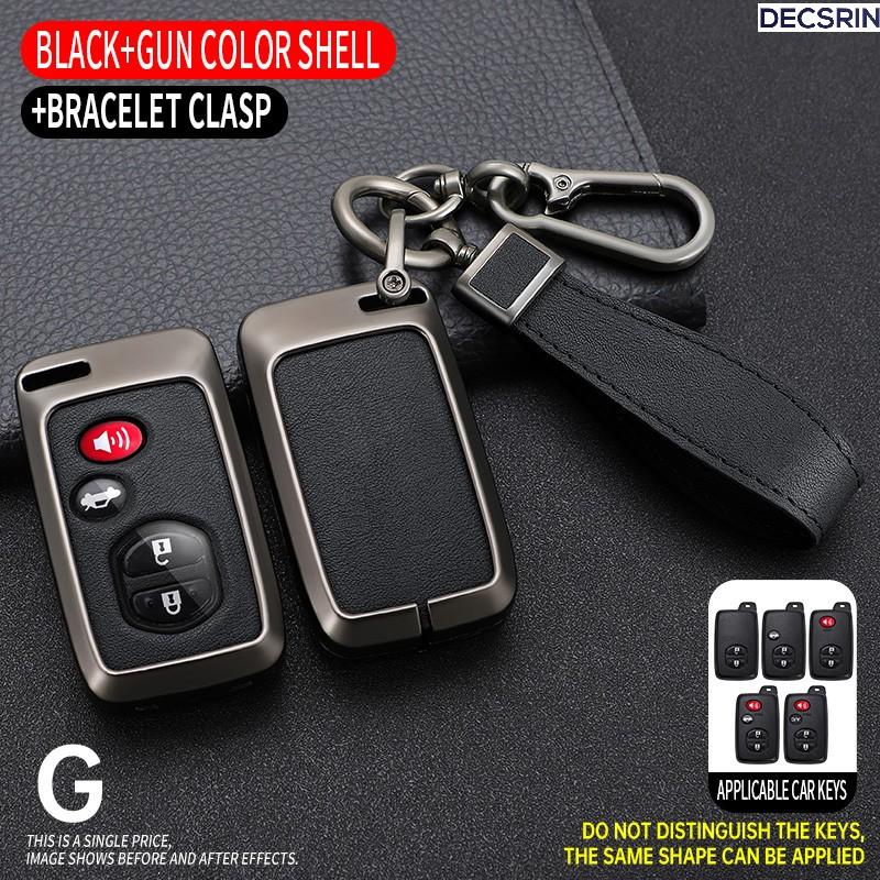 2/3/4 Tasten Autoschlüsselhülle Abdeckung Halter Schale Schlüsselanhänger Für Toyota Prius 30 Alpha Aqua Land Cruiser Auris für Lexus LC 200 Zubehör