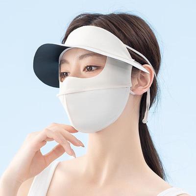 MEET SUNNY Summer UV Protection Ice Silk Face Visor