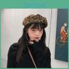 Beret Leopard Print Hat For Women Men Winter Fall Warm And Retro Stylish