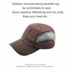Quick Dry Mesh Baseball Cap Lightweight Breathable Uv Protection Peaked Hat Unisex For Outdoor Camping Hiking Travel Casual