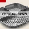 3-in-1 Divided Non-stick Breakfast Frying Pan