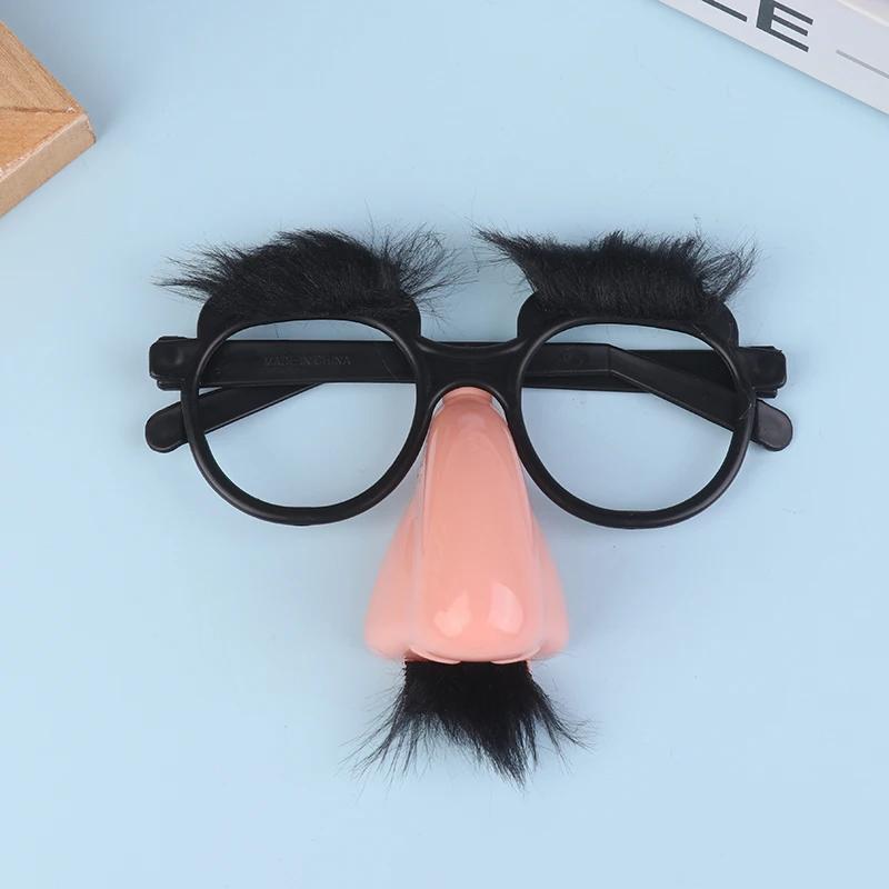 Halloween Disguise Glasses Creative Nose And Mustache Glasses Funny Adult/Children Big Nose Tricky Props Festival Party Supplies