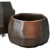 Sake Tokkuri and Ochoko 9cm X 2 Tokkuri and Sake Cup Set Mino Ware Ale-net Set, Set, H12.3cm, 390cc, Bizen-style No. Tokkuri, (2 Pieces), Ceramic,