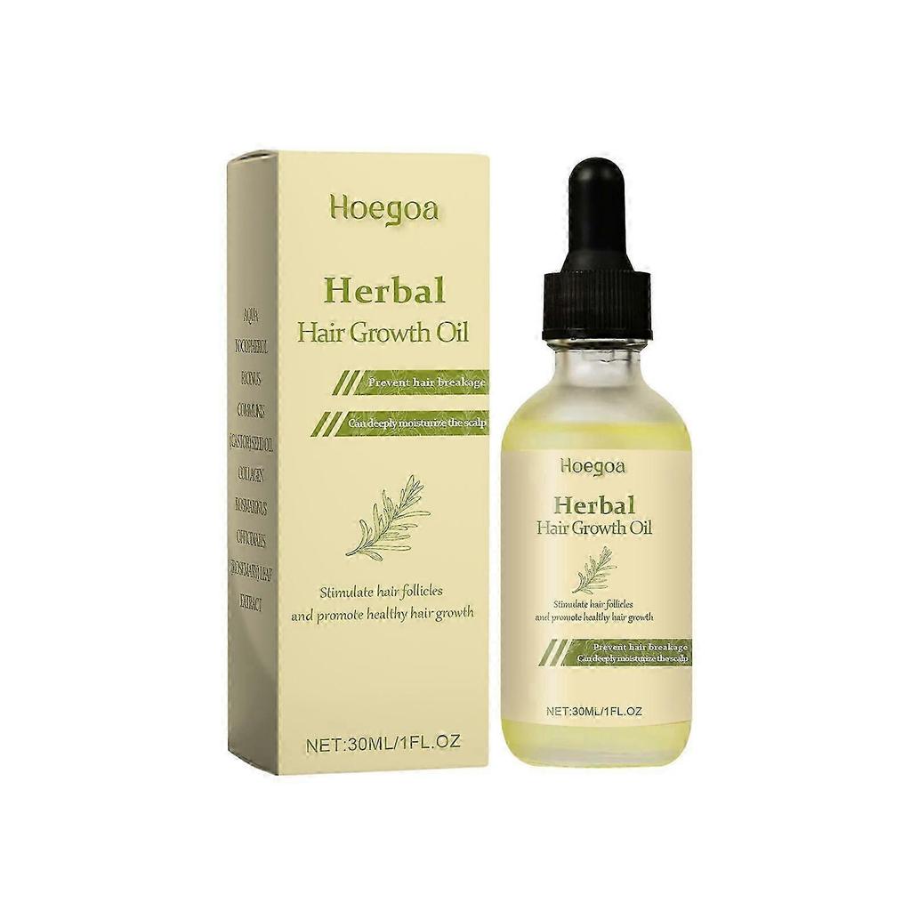 Herbal Hair Growth Oil for Thicker, Healthier Hair - Nourishes & Reduces Hair Loss