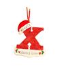 2D Christmas Decoration Pendant Christmas Tree Tag Theme Party Crafts Ornament