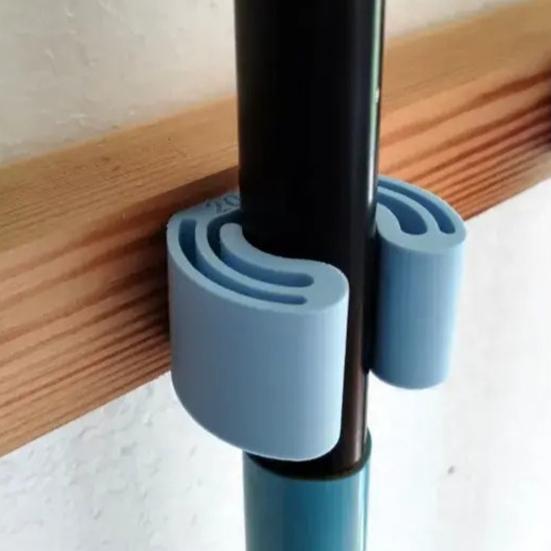 1/3Pcs Broom Holder Wall Mount 18/20/22MM Heavy Duty Plastic Mop