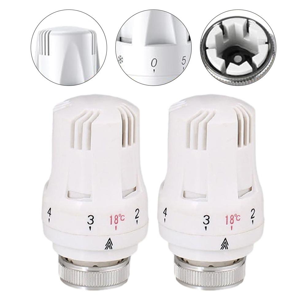 Durably Built Thermostatic Radiator Valve Head Set of For 2 M 30 X 1 5 Intuitive Operation and Consistent Heating