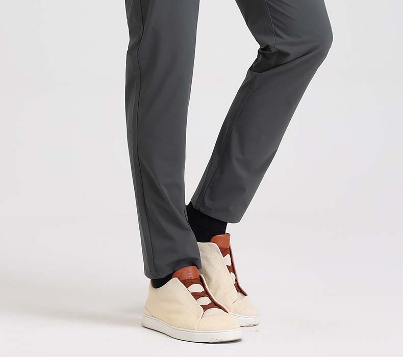 [Four Sided Bounce] Langdeng's New Summer Men's Business Straight Leg Lightweight Casual Pants
