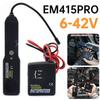 Rilevatore di circuiti di interruzione per auto EM415PRO, tester per cavi di circuiti aperti/cortocircuiti per auto con borsa per il trasporto
