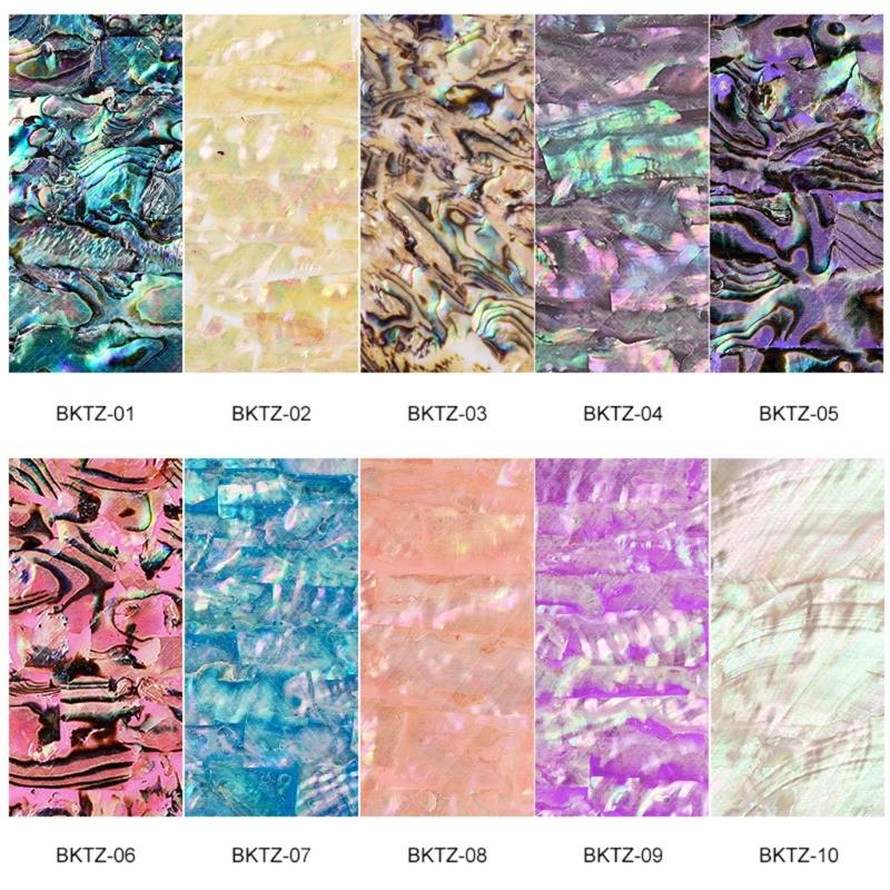 Abalone Shells Sticker Sheet Self Adhesive for Jewelry Making Craft Photo Album Phone Case Embellishment
