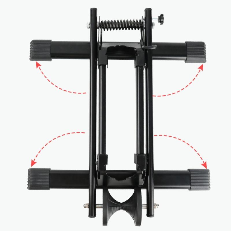 Bicycle folding parking stand, mountain bike portable repair support stand, display stand cycling accessories