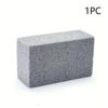 1pc Barbecue Cleaning Brush Brick Block | Pumice Stone for BBQ Grill, Outdoor Kitchen & Camping Barbecue Rack Tools